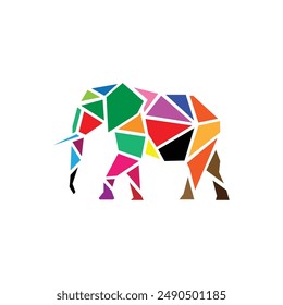 Elephant Vector Art animals creative design color hipster