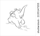 Elephant Vector Art. Vector Design Download.