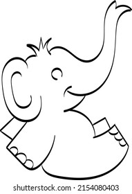 Elephant Vector Art. Use as poster, card, flyer or T Shirt