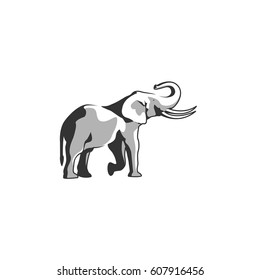 elephant vector clip art logo
