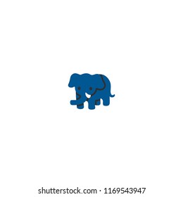 Elephant vector flat illustration
