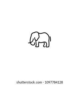 Elephant vector icon