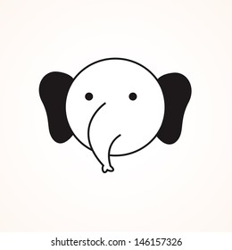 Elephant vector icon