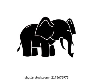 Elephant vector icon illustration design logo template