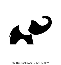 elephant vector icon illustration design template