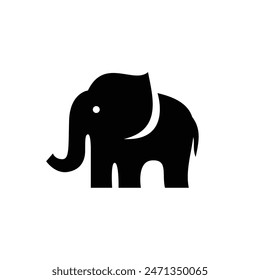 elephant vector icon illustration design template