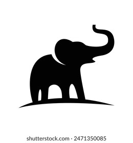 elephant vector icon illustration design template