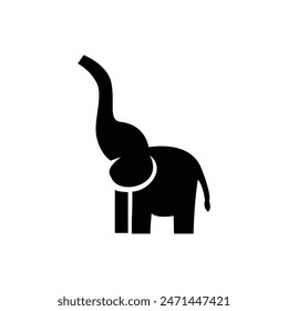 elephant vector icon illustration design template