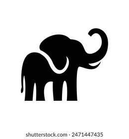 Elefant Vektorgrafik Icon Illustration Design Vorlage