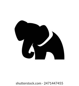 elephant vector icon illustration design template