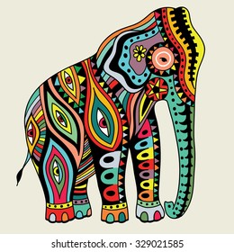 Elephant. Vector illustration