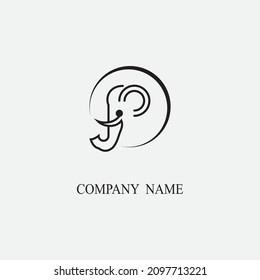 elephant vector illustration design icon logo