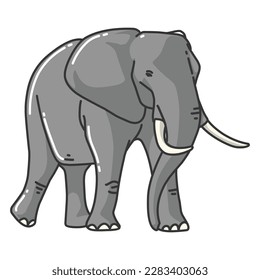 elephant vector image. wildlife pictures