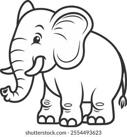 A elephant vector logo design