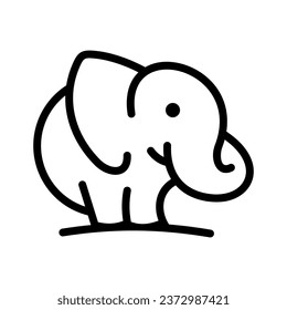 Elephant Vector Logo Design Template