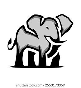 Elephant Vector Logo Design Template