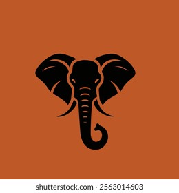 elephant vector silhouette  illustration for professional use 