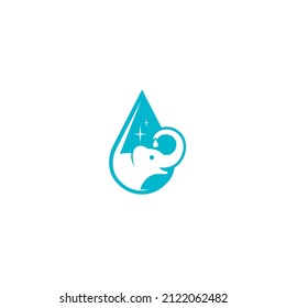 Elephant and Water Logo
simple and unique design
