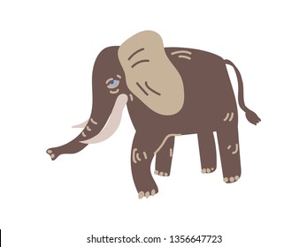 Elephant Wild Exotic African Animal Vector Illustration