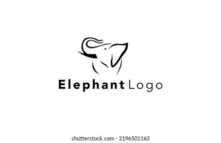 Elephant Wildlife vector logo design