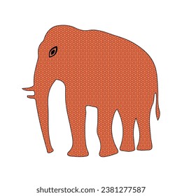 Un elefante con una textura maravillosa 