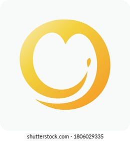 elephant yellow logo idea for Ganesha festival