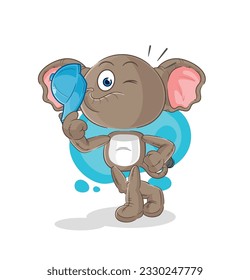 the elephant young boy character cartoon