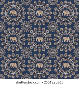 elephants pattern, 
Beautiful Thailand,thai pattern,seamless,Traditional,ethnic,fabric pattern for textiles,rugs, wallpaper,clothing, sarong,batik,wrap,embroidery,print,background,cover, illustration,