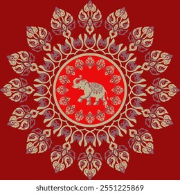 elephants pattern, 
Beautiful Thailand,thai pattern,seamless,Traditional,ethnic,fabric pattern for textiles,rugs, wallpaper,clothing, sarong,batik,wrap,embroidery,print,background,cover, illustration,