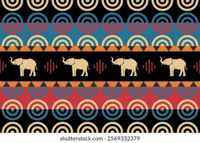 elephants pattern,
Beautiful Thailand,thai pattern,seamless,Traditional,ethnic,fabric pattern for textiles,rugs, wallpaper,clothing, sarong,batik,wrap,embroidery,print,background,cover, illust
