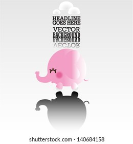 elephants with text
