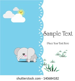 elephants with text