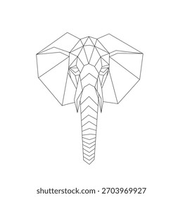 Elefante aislado sobre fondo blanco