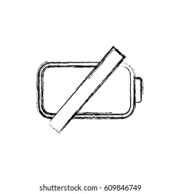 Eletric battery rechargeable vector illustration graphic design
