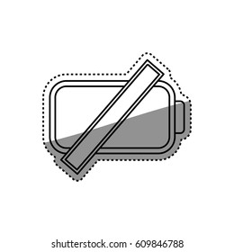 Eletric battery rechargeable vector illustration graphic design