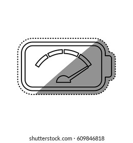 Eletric battery rechargeable vector illustration graphic design
