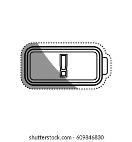 Eletric battery rechargeable vector illustration graphic design