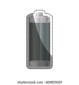 Eletric battery rechargeable vector illustration graphic design