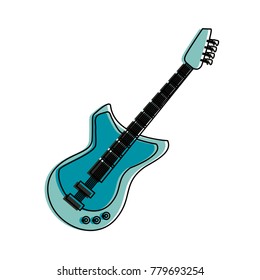 Eletric guitar isolated
