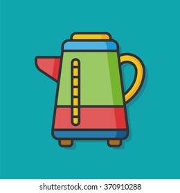 eletricity tea pot icon