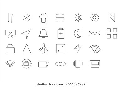 Eletronik symbol flat icon style