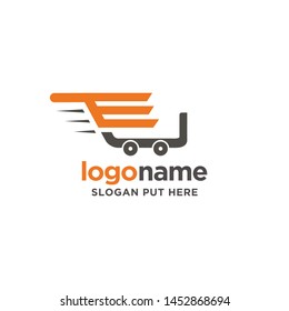 E-LETTER SHOP CART LOGO DESIGN TEMPLATE 