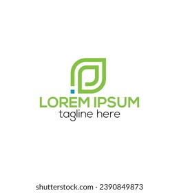E-letter technology logo design concept for business company vector template