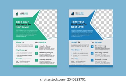 Elevat your marketing strategy with our Corporate Business Flyer, designed to effectively showcase your company’s offerings and values. This eye-catching flyer serves as a powerful tool for promoting 