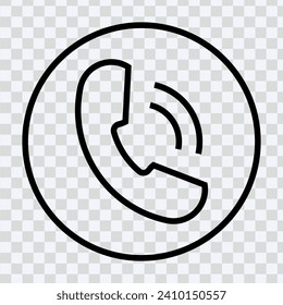 "Elevate contact pages with our Telephone Icon – a modern vector symbol for seamless communication and user-friendly interfaces."