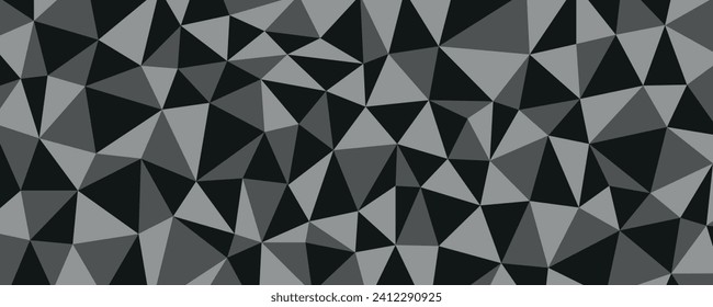 "Elevate designs with our Black,Gray Background – Triangle Pattern Vector Art. Sleek and modern, perfect for stylish graphics and visual impact."