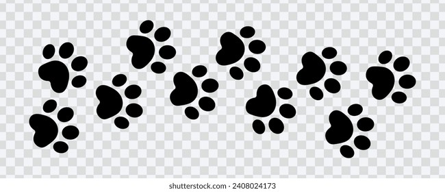 "Elevate designs with our Dog Paw Vector Icons – a charming collection capturing the essence of pets in a variety of paw prints. Perfect for pet-related projects."