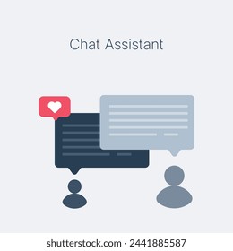 Elevate interactions with minimalist gray and red visuals. Experience seamless support and efficiency with our chat assistant.