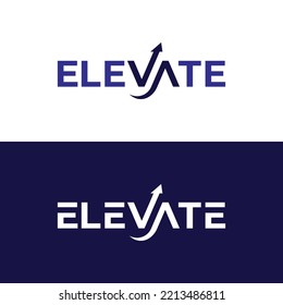 Elevate Logo  For A Business That Will Continue To Grow