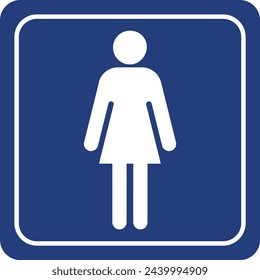 "Eleva las imágenes del baño con nuestro conjunto de iconos de WC. Señales femeninas de inodoro para una comunicación clara y efectiva".